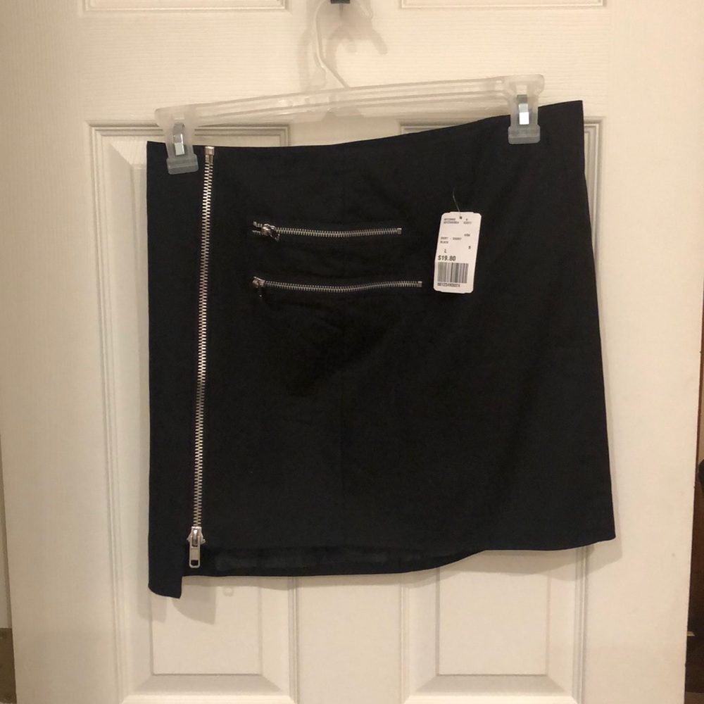 Black mink skirt